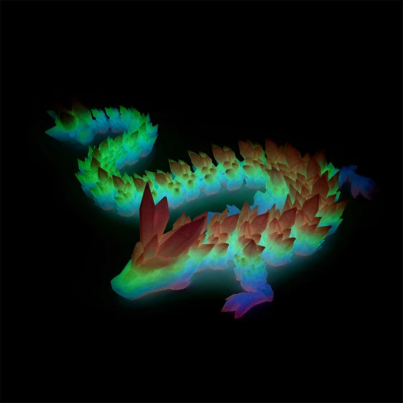 3D Printed Crystal Chinese Dragon - Image 2