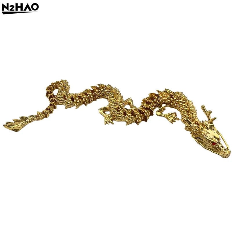 3D Alloy Dragon Model – Rotatable Dragon Tabletop Statue & Creative Kids’ Toy Gift - Image 5