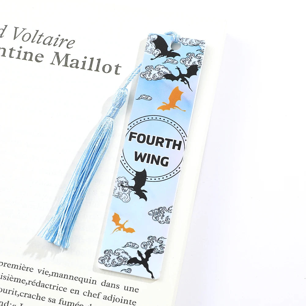 Goth Fourth Wings Dragon Cloud Sun Bookmark - Image 8