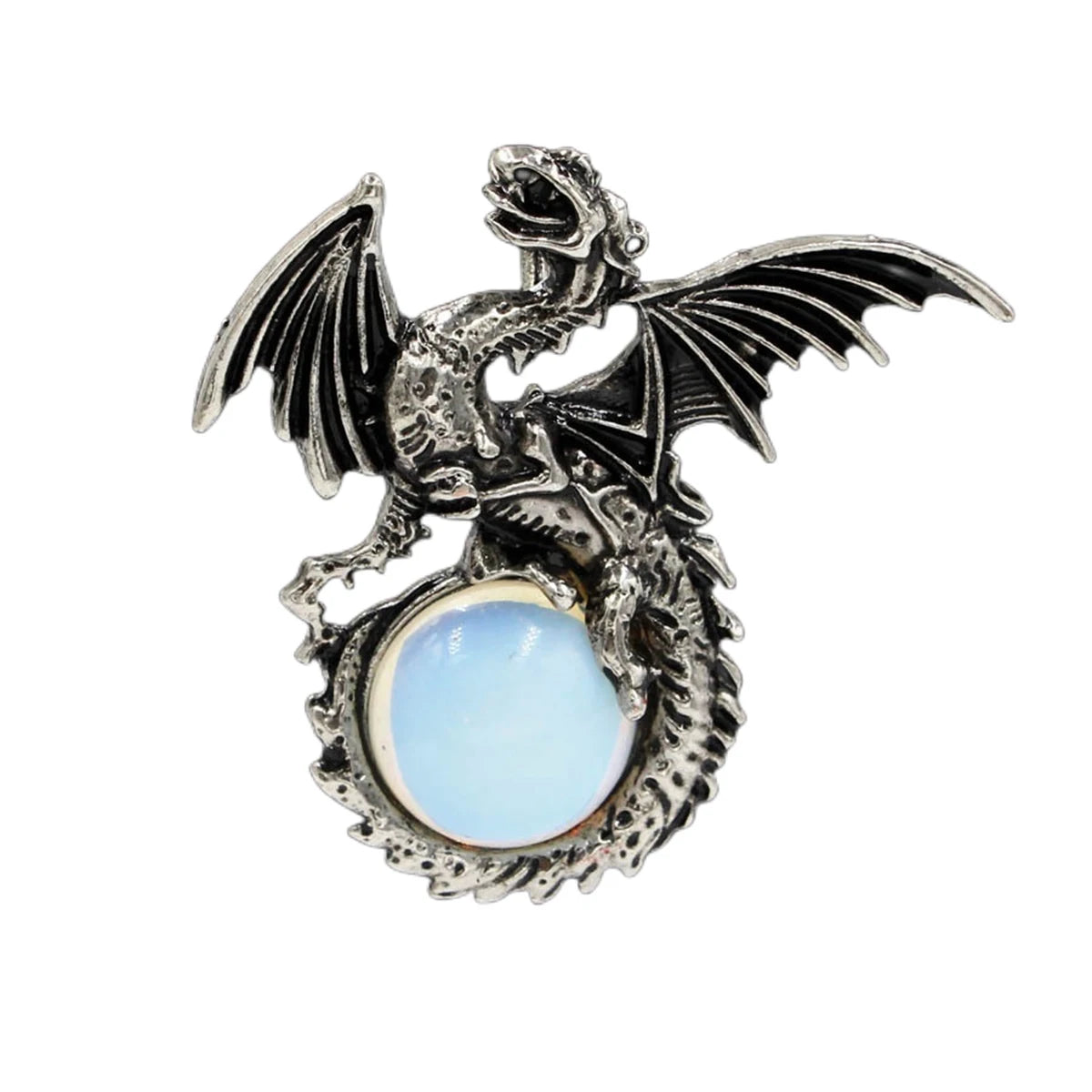 Dragon with Wings Gemstone Pendant - Image 14