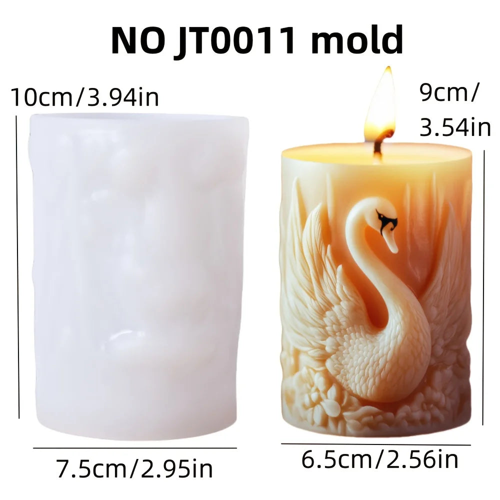 Dinosaur & Dragon Wings Relief Cylindrical Silicone Mold – Resin & Gypsum Craft Mold - Image 13