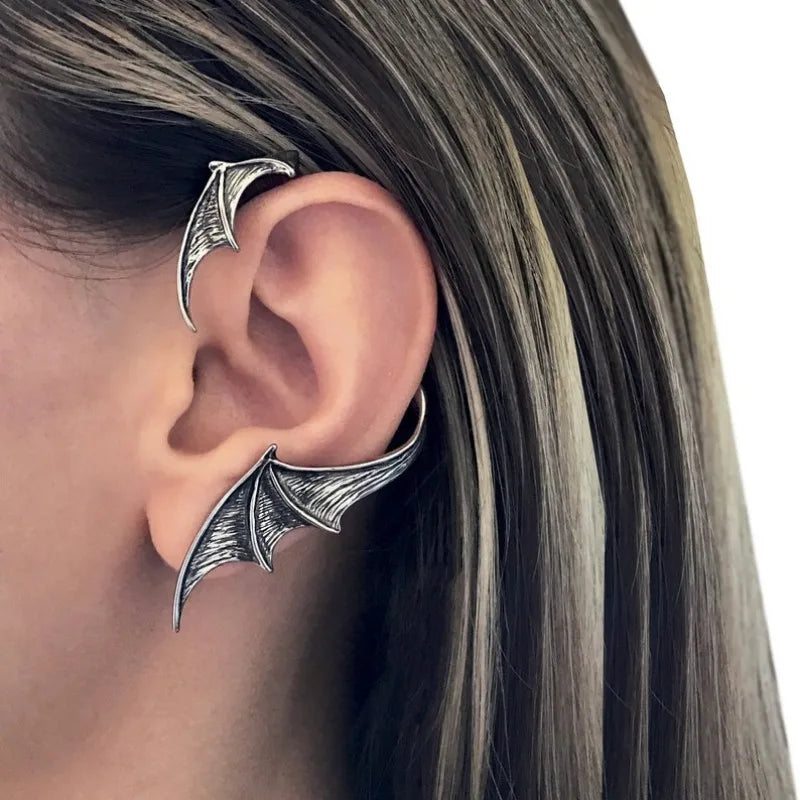 Dragon Front-Back Earrings – Stainless Steel Gothic Dragon Ear Jacket Jewelry - Image 12