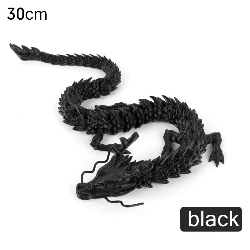 150cm Huge 3D Printed Jointed Loong Dragon Ornament – Creative Decor for Plants, Rockery & Fish Tank Landscaping - Image 13