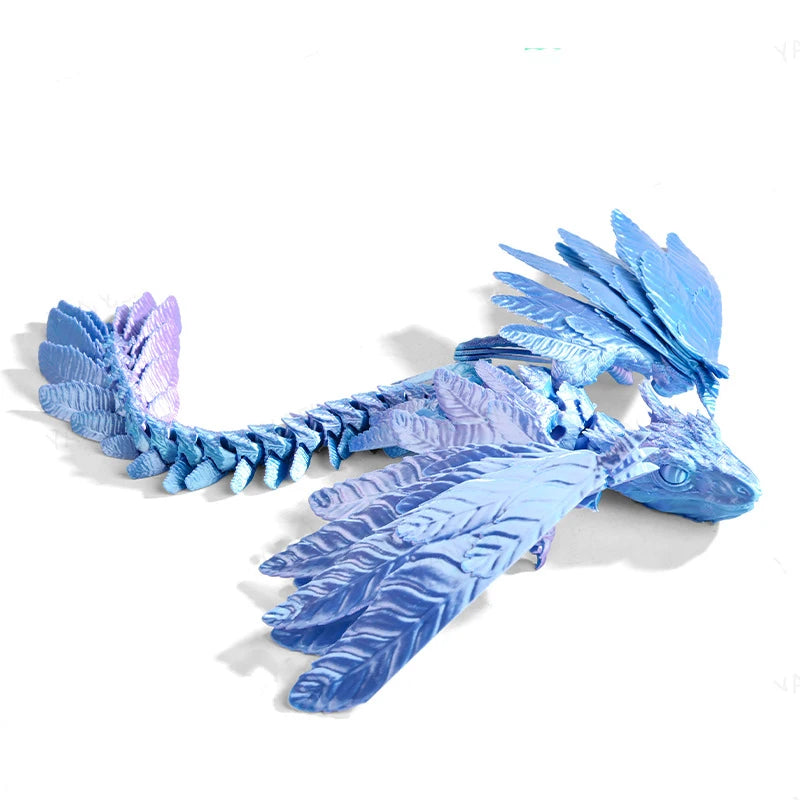 3D Printed Feathered Wyvern Dragon - Image 3