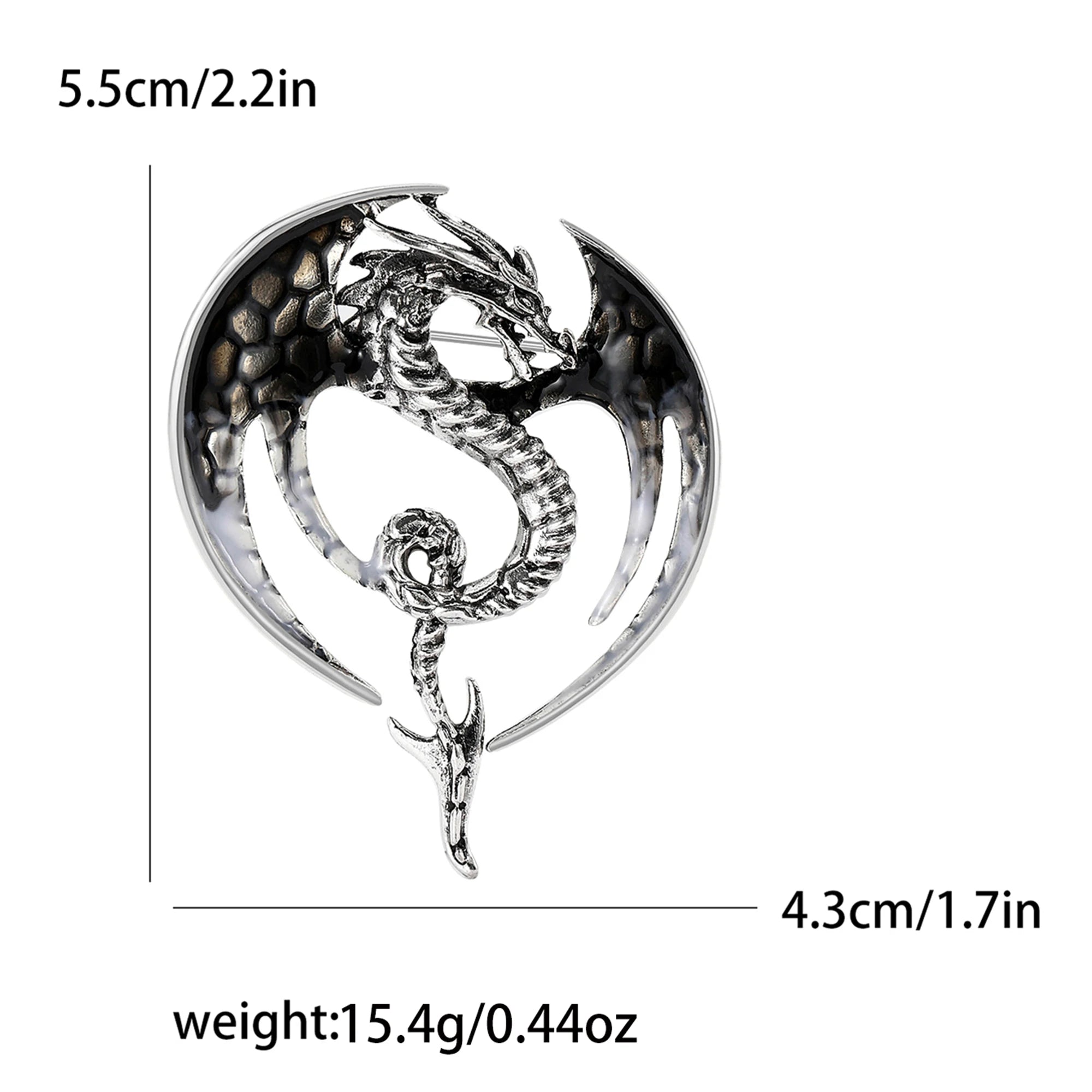 Enamel Dragon Pins for Women Rhinestone Flying Dragons Animal Brooch Banquet Party Backpack Gifts Jewelry Accessories - Image 12