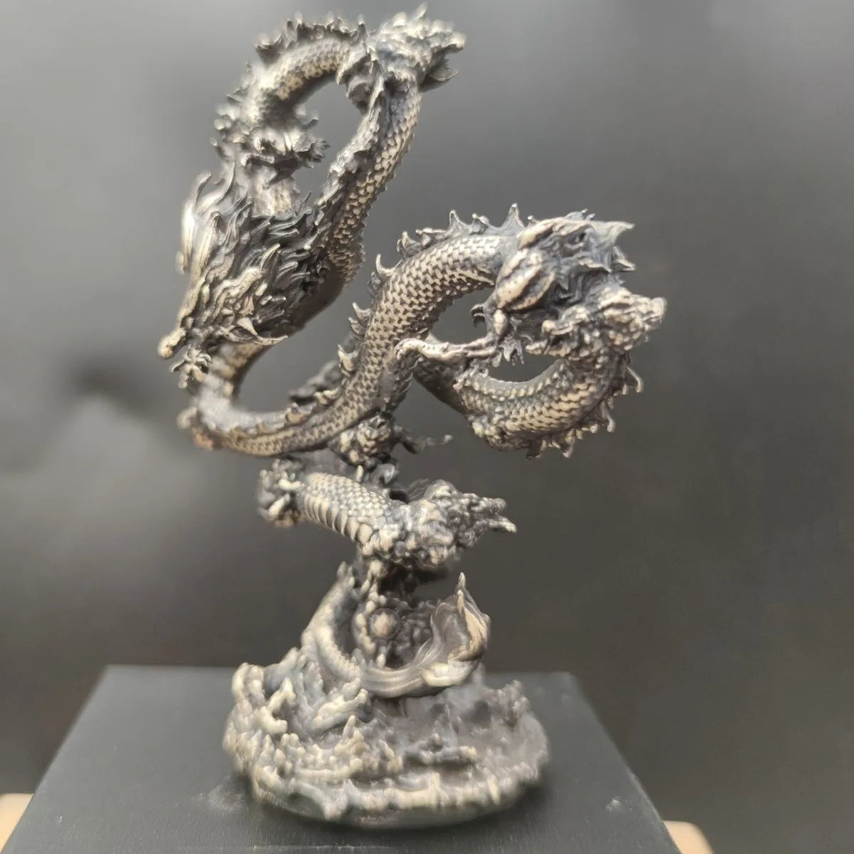Creative Oriental Dragon Bronze Statue - Image 2