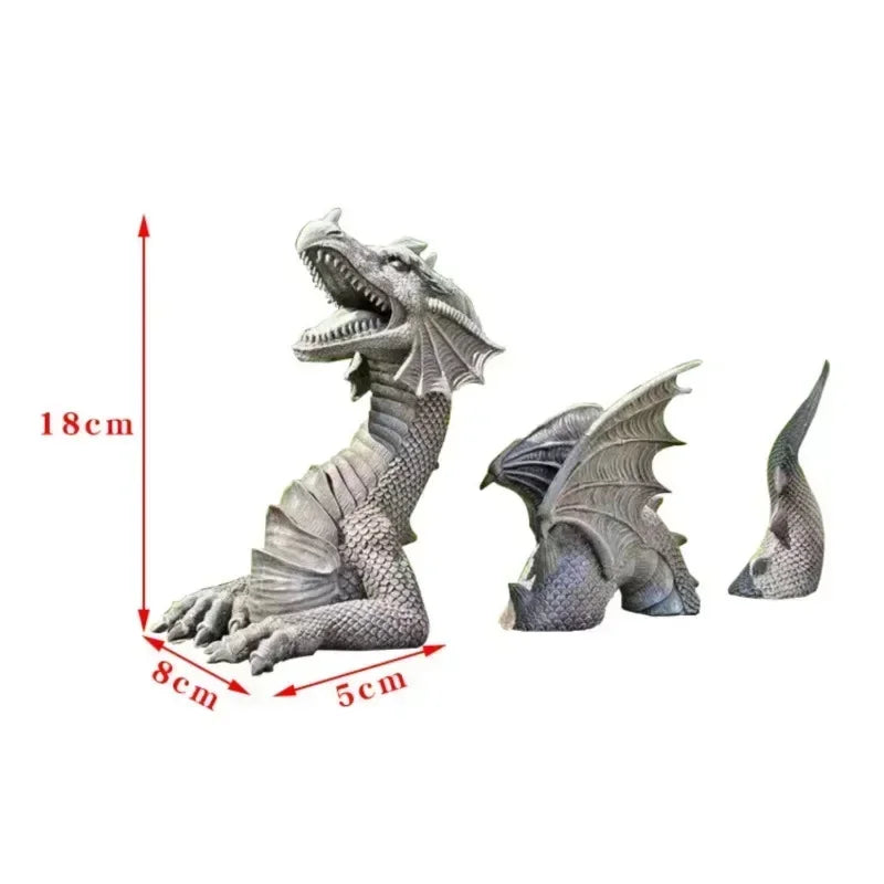 Giant Dragon Resin Sculpture - Image 4