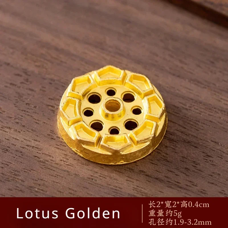 1Pc Metal Gold Dragon Incense Stick Burner – Mini Sandalwood Censer for Home & Office Decor - Image 10