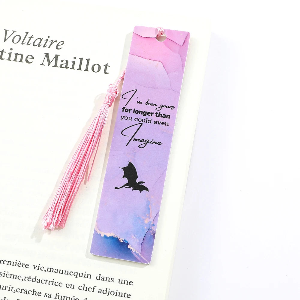 Goth Fourth Wings Dragon Cloud Sun Bookmark - Image 17