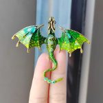 2024 Enameled Dragon Brooch
