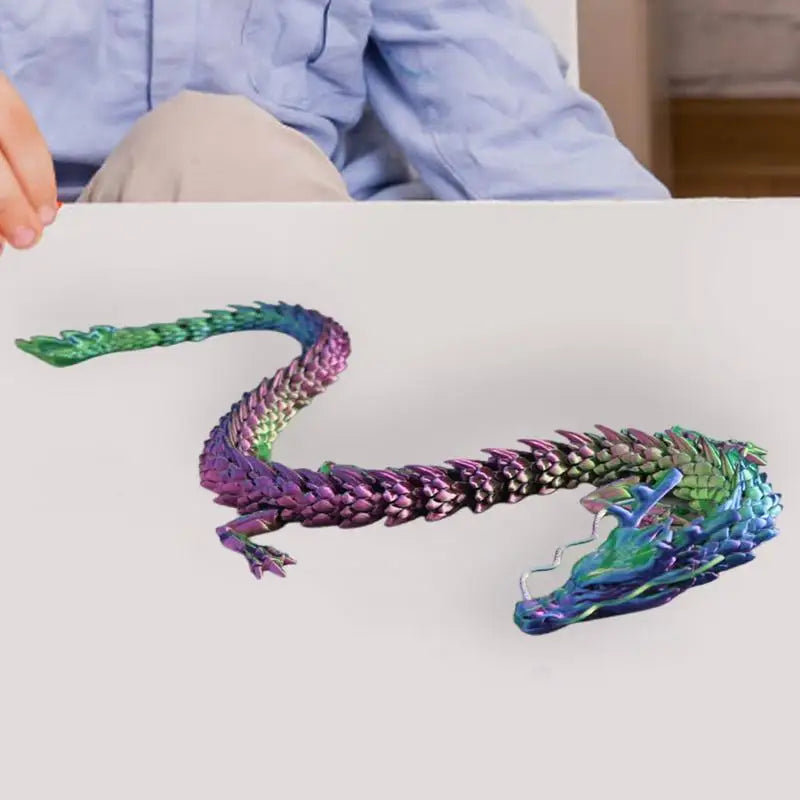 3D Printed Articulated Dragon – Large Flexible Joint Dragon Figurine for Home Decor & Collectors - Image 4