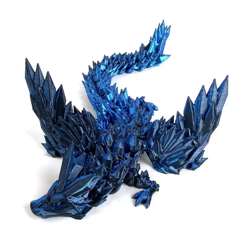 3D Printing Dragon Ornaments Sculpture – Flexible Articulated Dragon Crafts | Creative Kid Interaction Toys & Decorative Figurines - Image 5