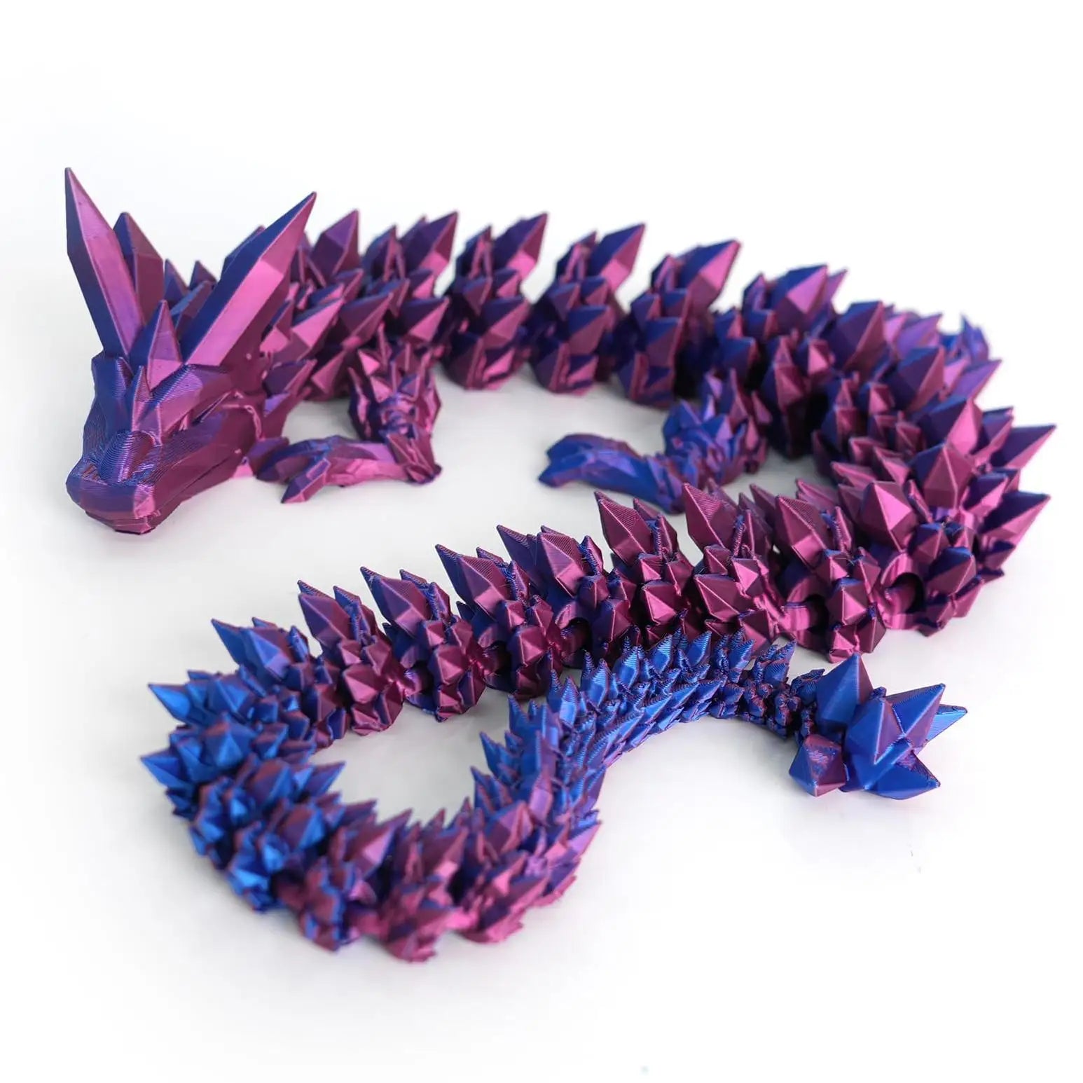 30cm 3D Printed Crystal Dragon – Creative Chinese Dragon Figurine Toy | Fun Home & Office Decor for Kids Ages 6+ - Image 8