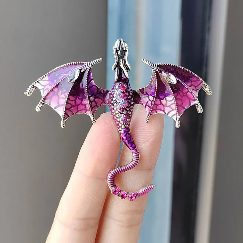2024 Enameled Dragon Brooch - Image 11