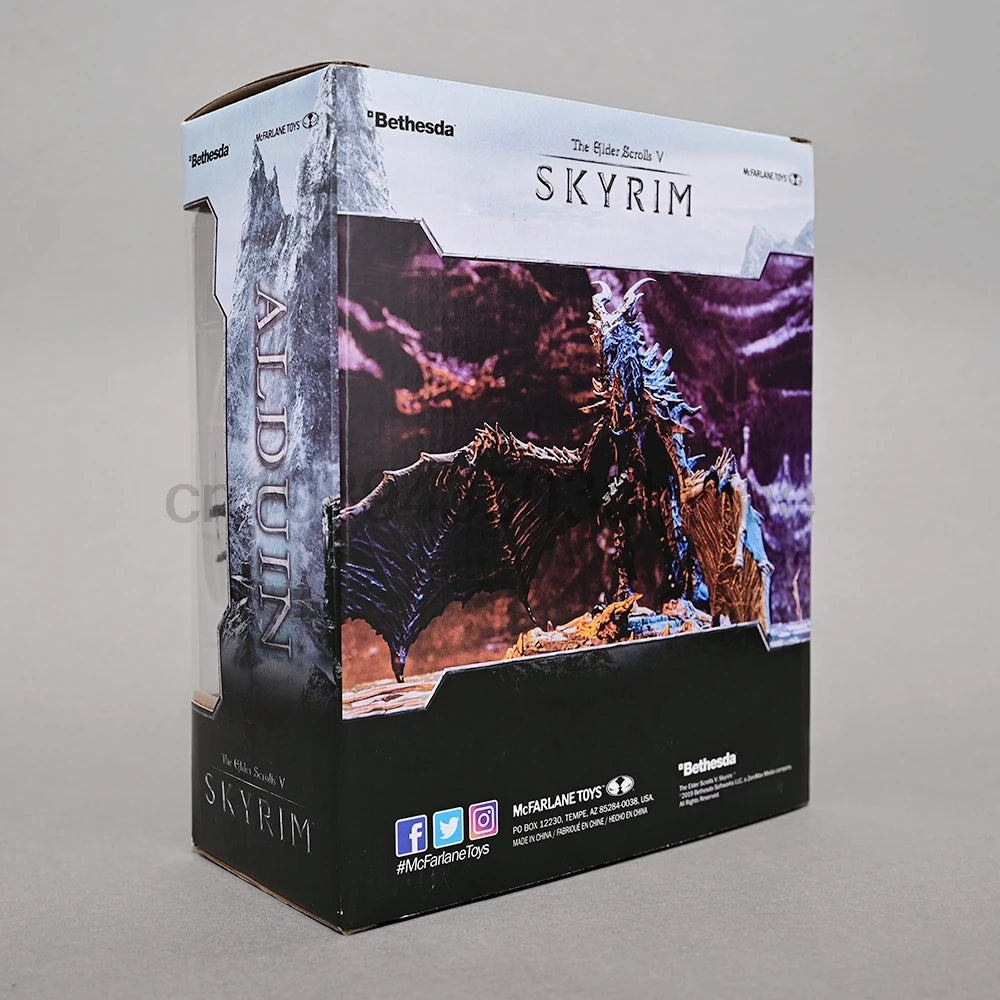 25cm Skyrim Alduin Action Figure – Dragon Collectible Doll, Desktop Ornament & Gift for Kids - Image 4