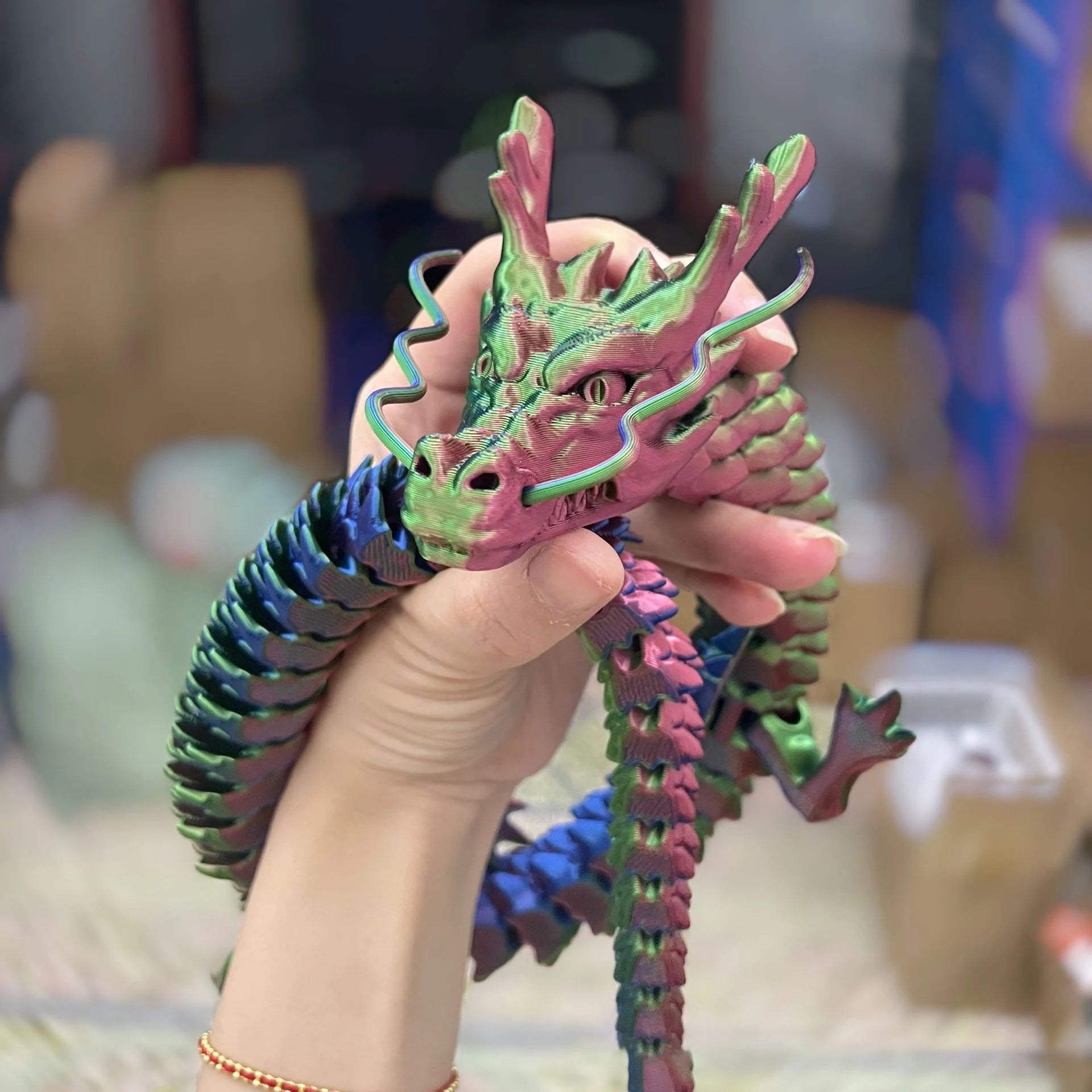 Giant 23.62" 3D Dragon Figurine – Perfect Desk, Car & Office Decor | Ideal Gift for Christmas, Thanksgiving & Valentine's - Image 2