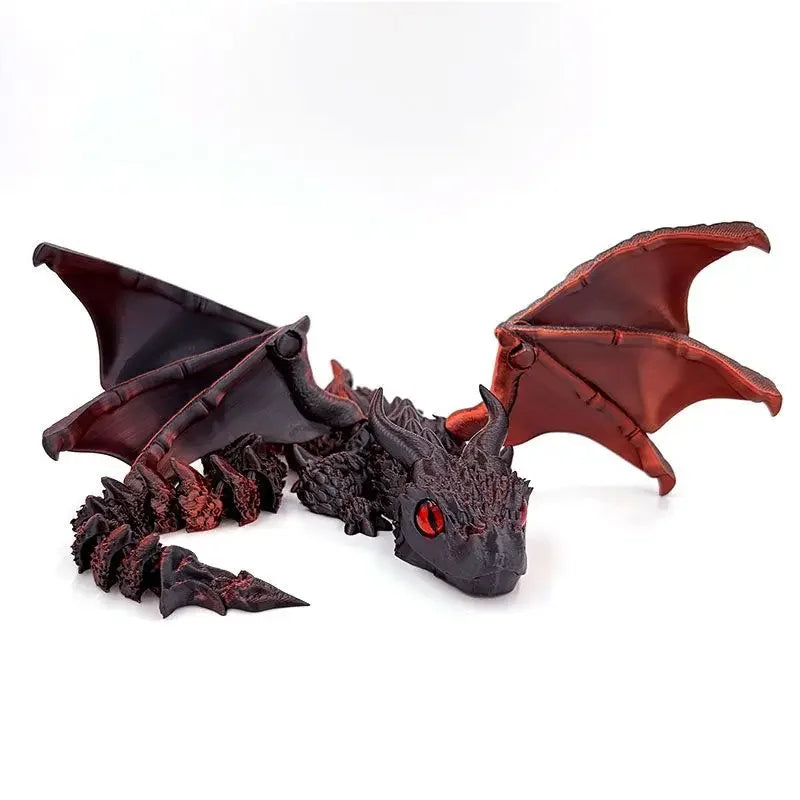 3D Rotatable Articulated Dragon – Realistic Dragon Statue for Kids & Landscaping Decoration - Image 8