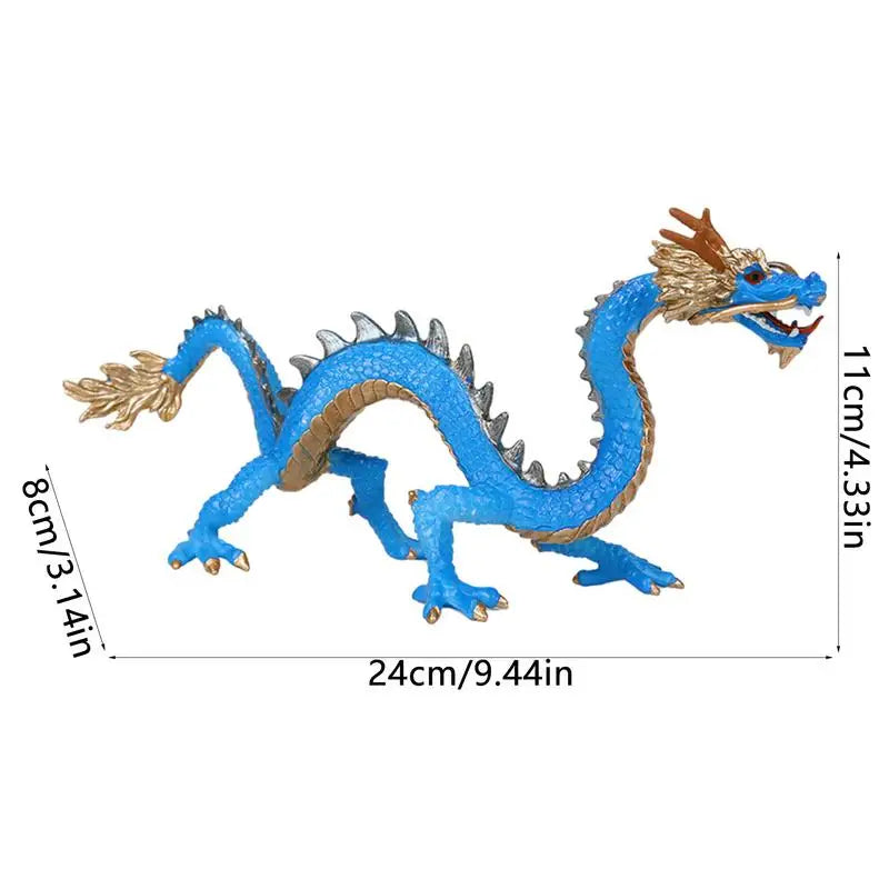 Feng Shui Dragon Statue – Lucky Chinese Dragon Decor, Realistic Table Sculpture for Living Room & Shelf - Image 6