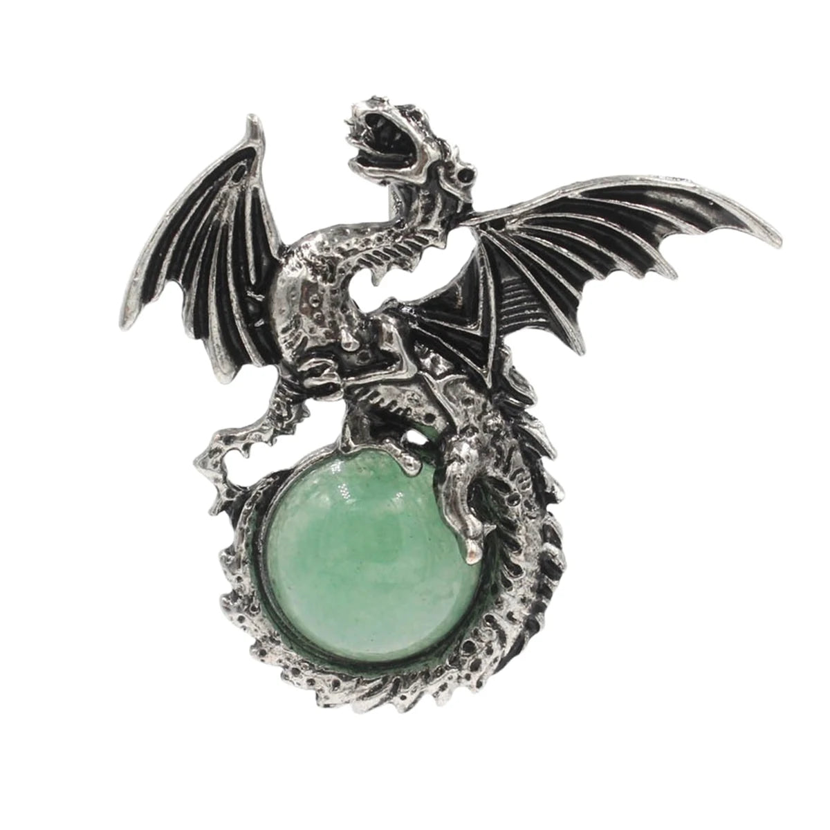 Dragon with Wings Gemstone Pendant - Image 24