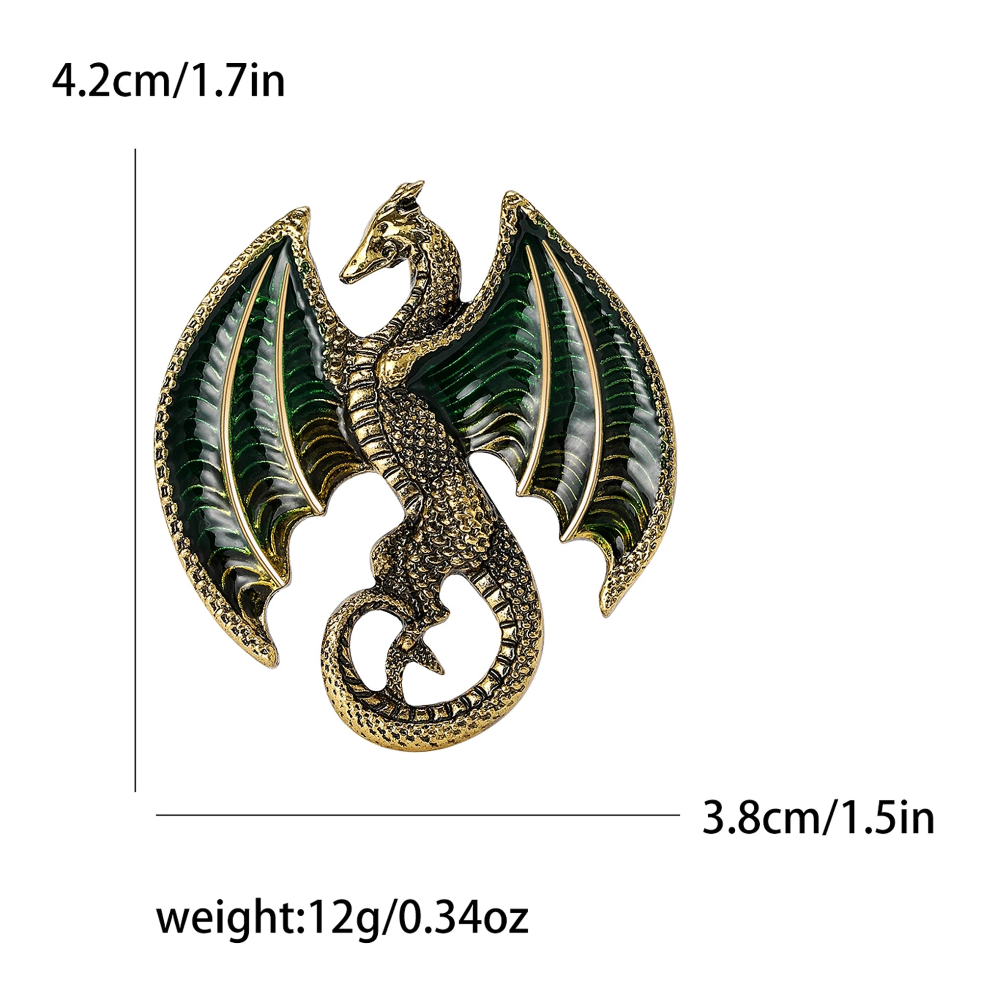 Enamel Dragon Pins for Women Rhinestone Flying Dragons Animal Brooch Banquet Party Backpack Gifts Jewelry Accessories - Image 17