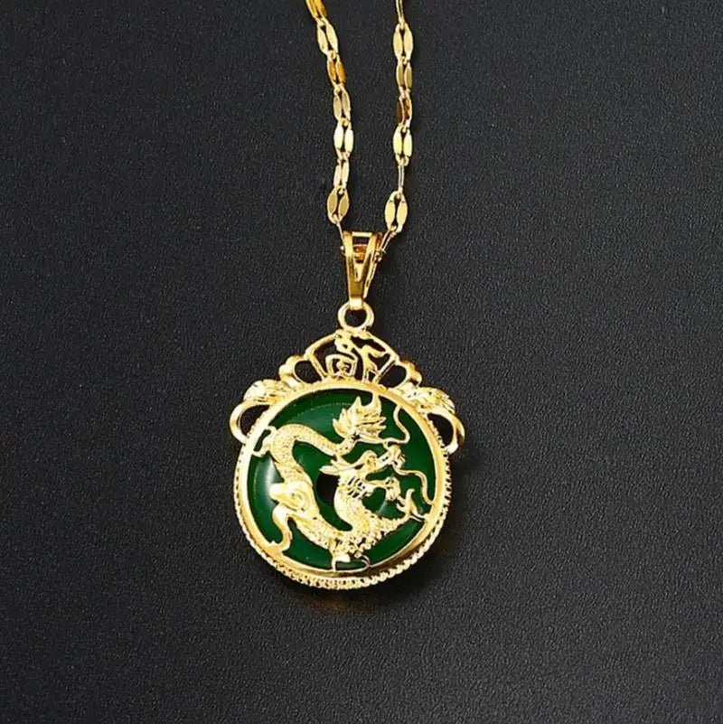 Fashionable and Creative Dragon Necklace – Personalized Trendy Lucky Amulet for Men & Women