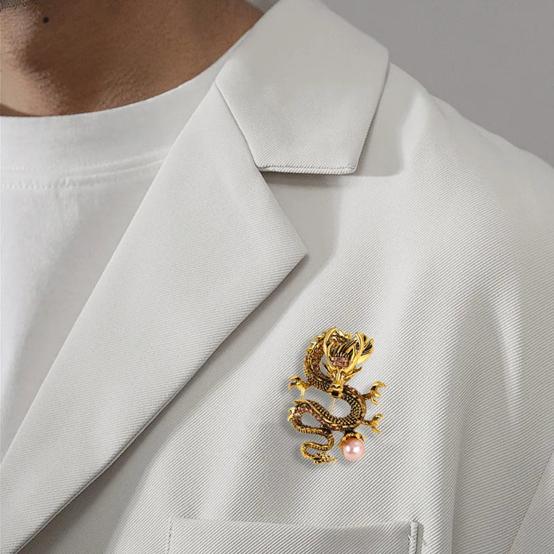 Chinese Dragon Brooch - Image 2