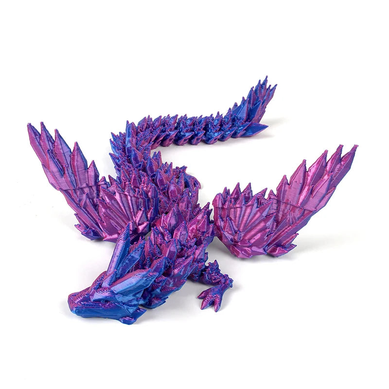 3D Printed Gradient Dragon Ornament - Image 7